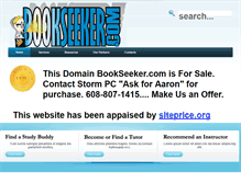 Tablet Screenshot of bookseeker.com